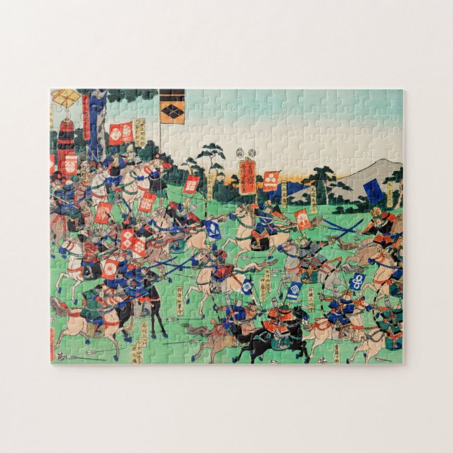 Puzzle Kawanakajima no kassen (Bataille de Kawanakajima) (Horizontal)