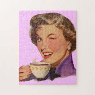 Puzzle Kay adore le café