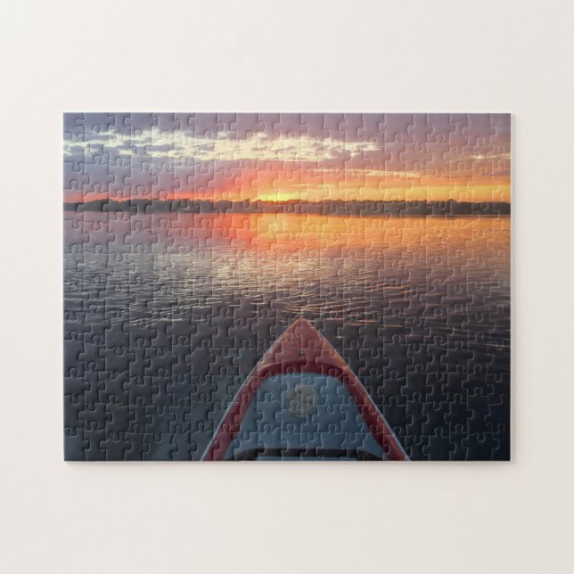 Puzzle Kayak Au lever Du Soleil (Horizontal)