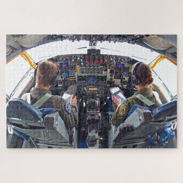 Puzzle KC-135R STRATOTANKER COCKPIT (20x30 POUCE) (Horizontal)