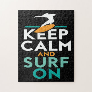 Puzzle Keep Calm and Surf On Surfer Love Surfing