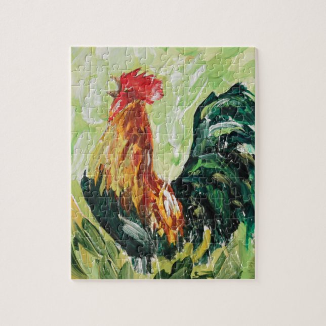 Puzzle Keith coloré le RoosterRooster (Vertical)