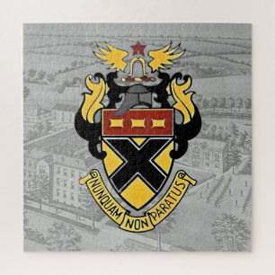 Puzzle Kemper Crest et l'illustration de l'école