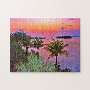 Puzzle Key West Floride. Vœux de Noël