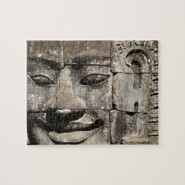 Puzzle Khmer Stone Face ... Temple de Bayon, Cambodge (Horizontal)