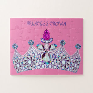 Puzzle Kids Pink Princess Royal Monarchy Crown