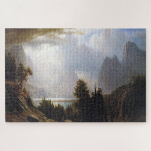 Puzzle King Lake, Californie, Albert Bierstadt