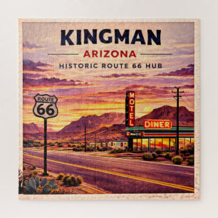 Puzzle Kingman Route 66 Arizona Soirée de Jeux en Famille