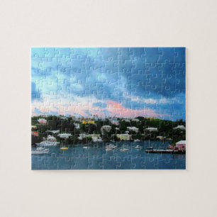 Puzzle King's Wharf Bermuda Harbour Sunrise