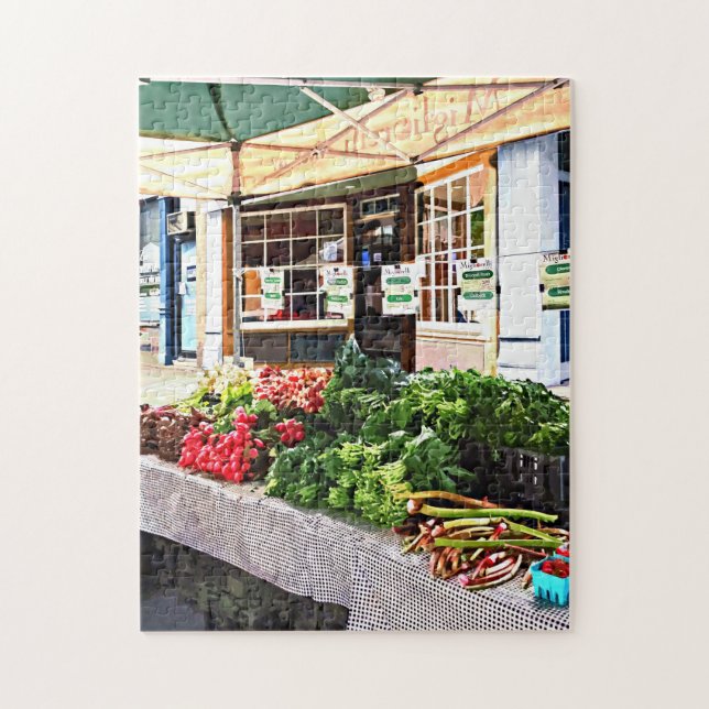 Puzzle Kingston NY - Farmers Market (Vertical)