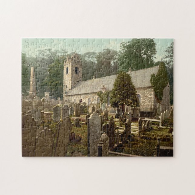 Puzzle Kirk Braddan, Douglas, île de Man, Angleterre (Horizontal)