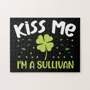 Puzzle Kiss Me I'm A Sullivan - Nom Sullivan