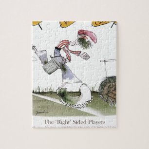 Puzzle kit blanc rouge de droite du football