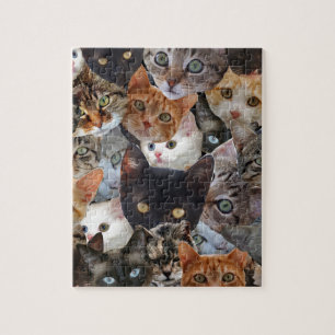 Puzzle Kitty Collage