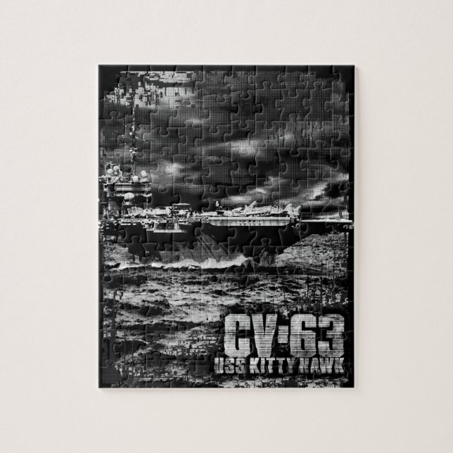 Puzzle Kitty Hawk, porte-avions (Vertical)