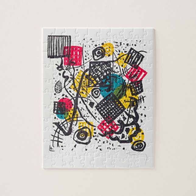 Puzzle Kleine Welten V (Small Worlds V) Wassily Kandinsky (Vertical)
