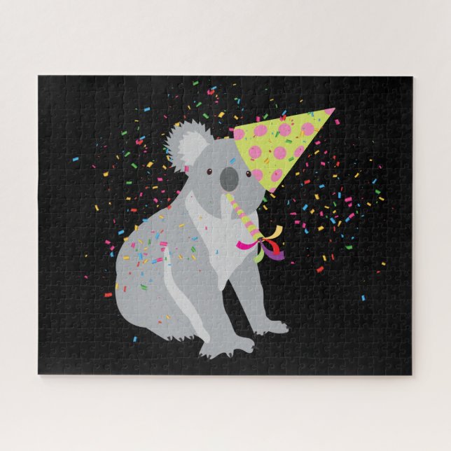 Puzzle Koala - Animaux ayant une fête (Horizontal)