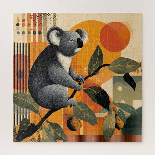 Puzzle Koala assis dans un arbre (Vertical)