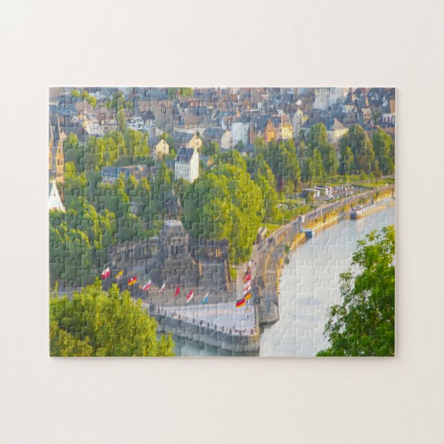 Puzzle Koblenz City Allemagne. (Horizontal)