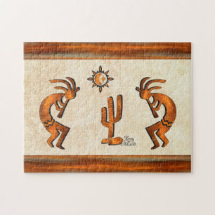 Puzzle Kokopelli Et Cactus