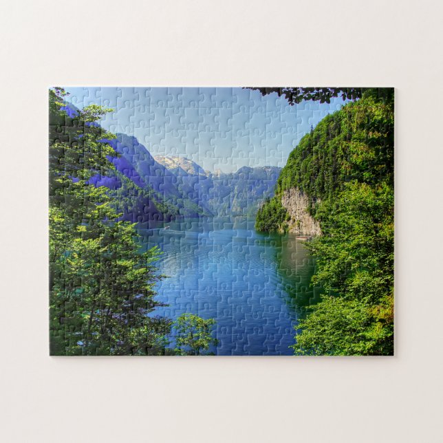 Puzzle Königssee Bavière Allemagne. (Horizontal)