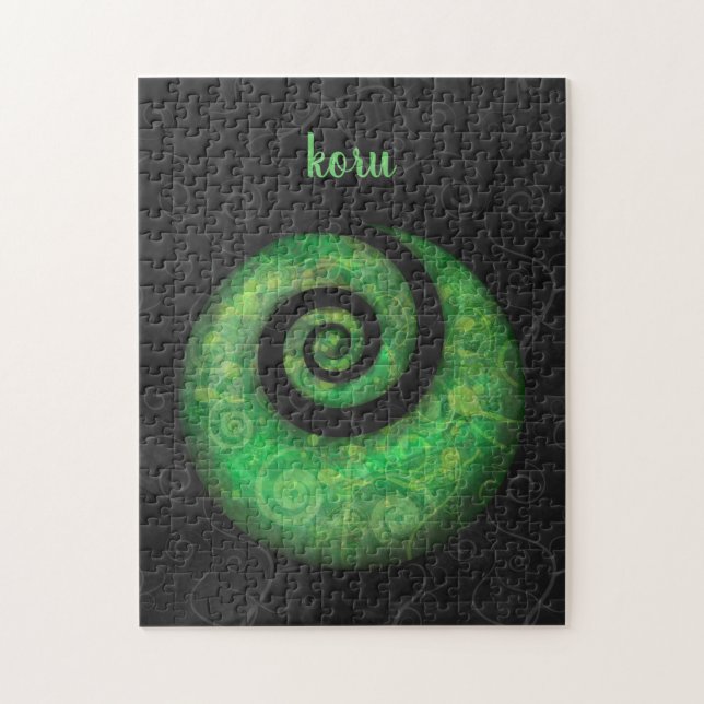 Puzzle koru - nouvelle fougère (Vertical)