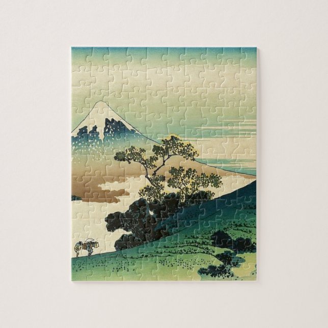 Puzzle Koshu Inume Toge - art de Katsushika Hokusai (Vertical)