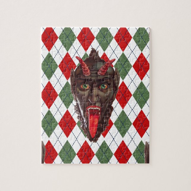 Puzzle krampus de Noël (Vertical)