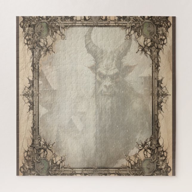 Puzzle Krampus de Noël éffrayant (Vertical)