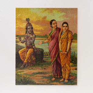 Puzzle Krishna déclare son amour pour Radha par Raja Ravi