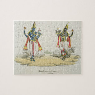 Puzzle Krishna Venugopala, gravé par de Marlet et du B