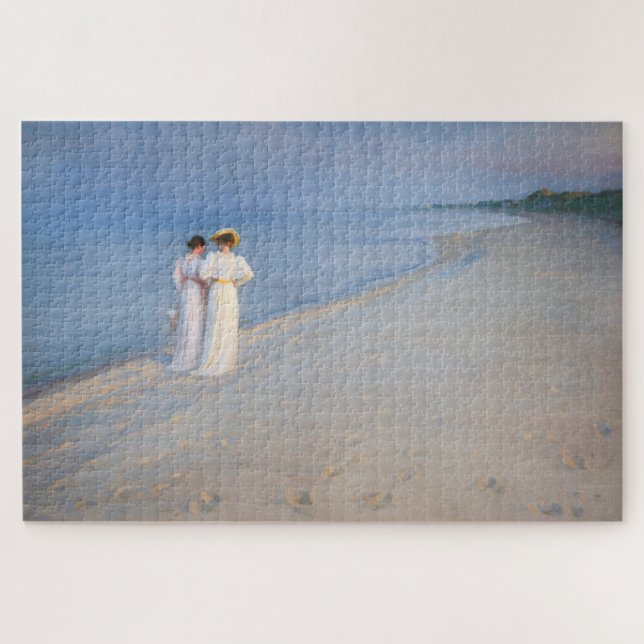 Puzzle Kroyer - Soirée d'été sur Skagen Beach (Horizontal)