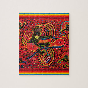 Puzzle Kuna Indian Stork Apportant design bébé