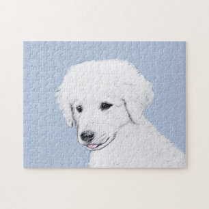 Puzzle Kuvasz Peinture - Cute Original Chien Art