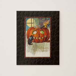 Puzzle La baguette magique Halloween de la sorcière
