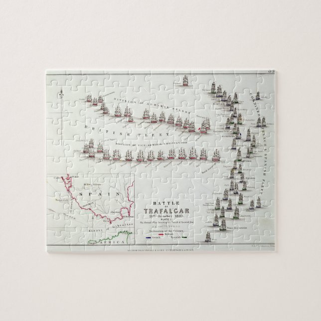 Puzzle La bataille de Trafalgar, le 21 octobre 1805, le (Horizontal)