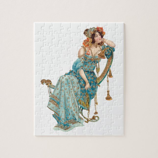 Puzzle La beauté de l'Art nouveau exotique dans les Robes (Vertical)