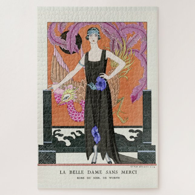 Puzzle La Belle Dame sans Miséricorde par George Barbier (Vertical)