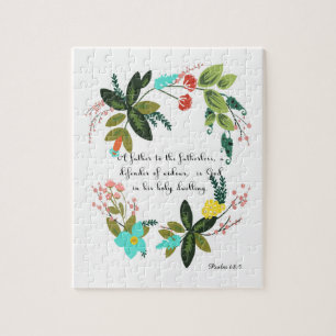 Puzzle La bible d'une manière encourageante exprime l'ar