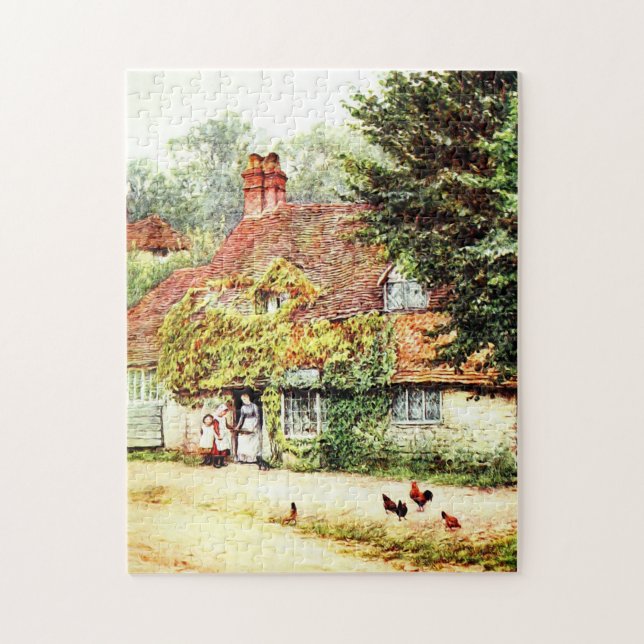 Puzzle La boutique Haslemere par Helen Allingham (Vertical)