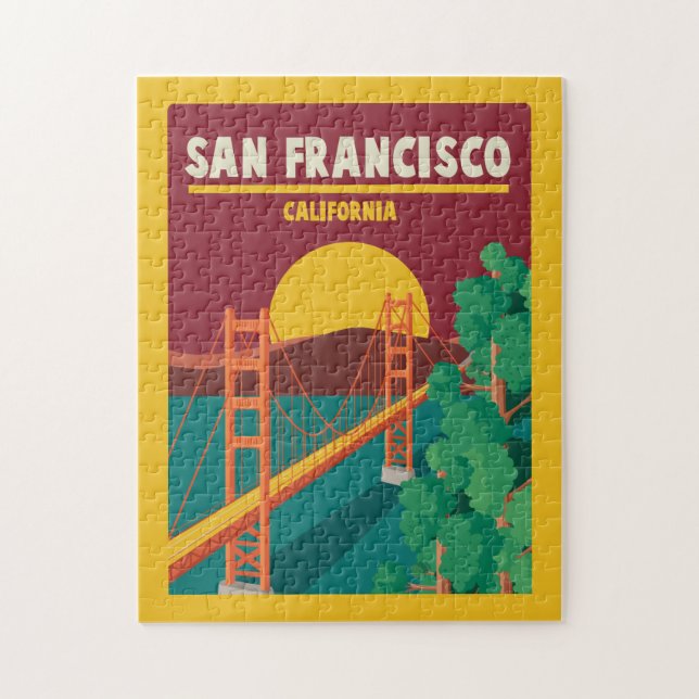Puzzle La Californie | San Francisco (Vertical)