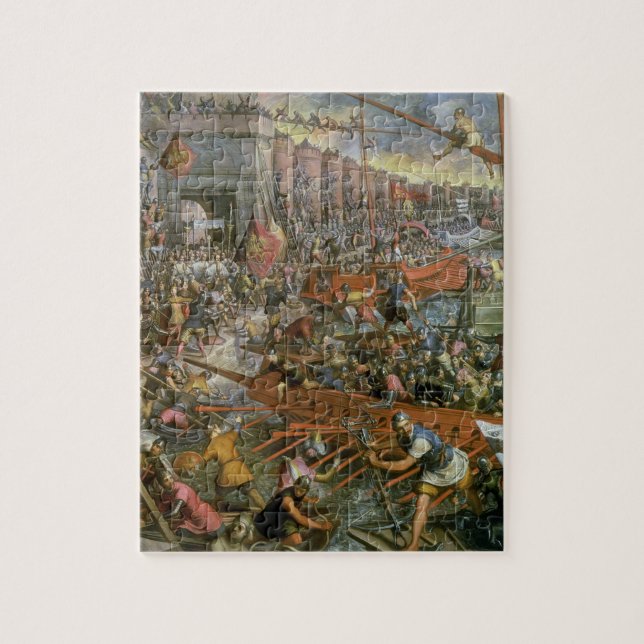 Puzzle La capture de Constantinople en 1204 (huile sur le (Vertical)