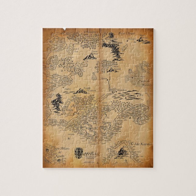 Puzzle La carte de l'aventurier (Vertical)