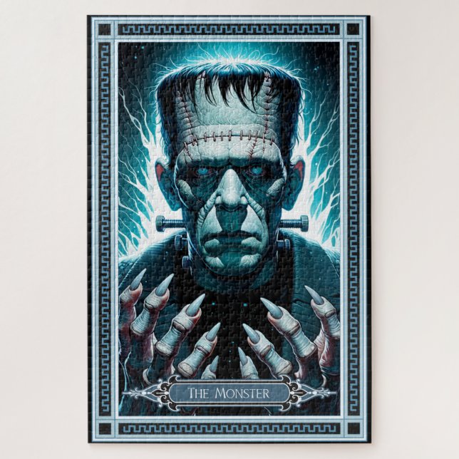 Puzzle La carte Monster Tarot de Frankenstein (Vertical)