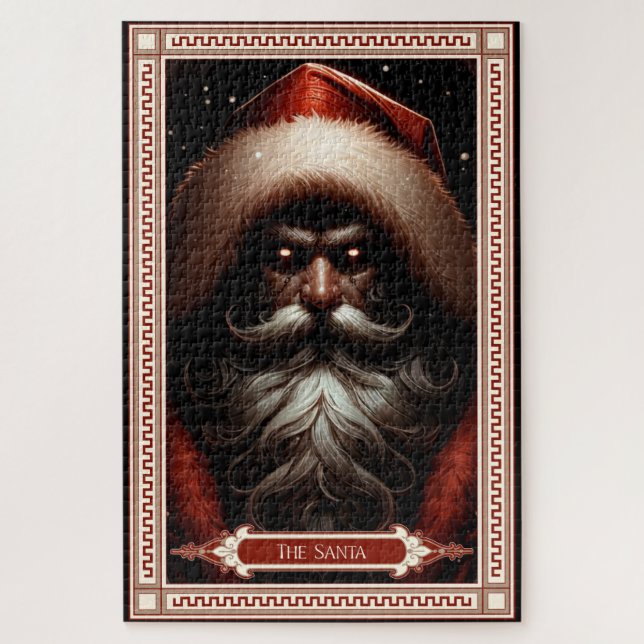Puzzle La carte Père Noël Tarot (Vertical)