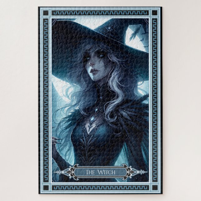Puzzle La carte Tarot de sorcière (Vertical)