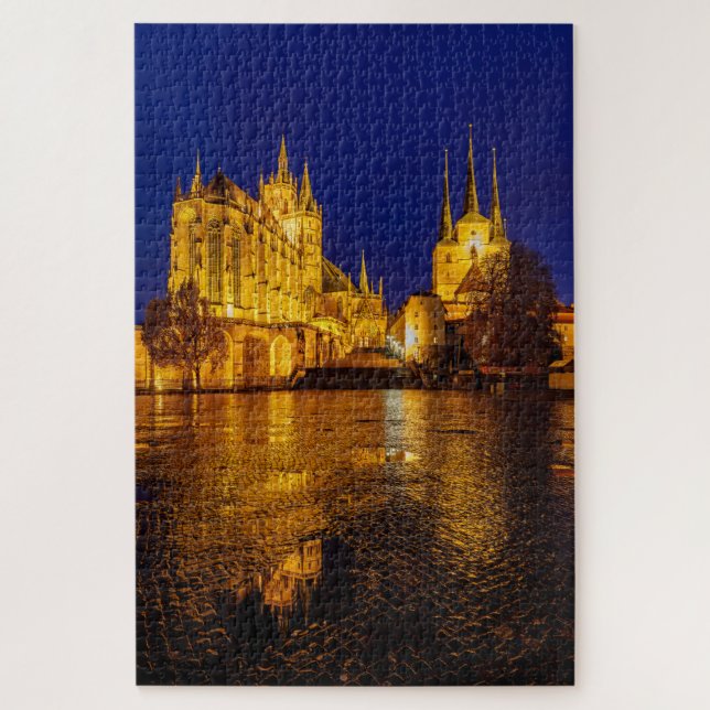 Puzzle La Cathédrale d'Erfurter (Vertical)