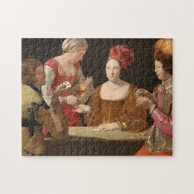 Puzzle La Cheat avec l'As des Clubs, La Tour (Horizontal)