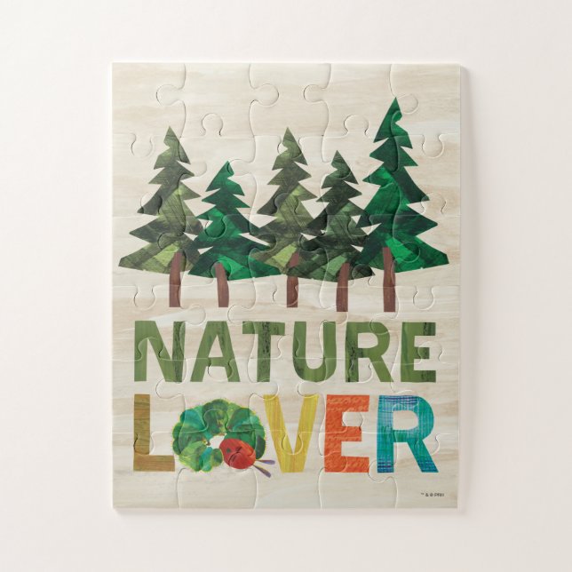 Puzzle La chenille affamée | Amoureux de la nature - Enfa (Vertical)