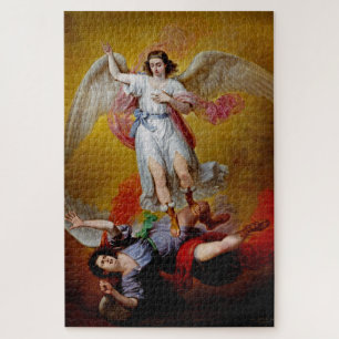Puzzle La chute de Lucifer par Antonio Maria Esquivel